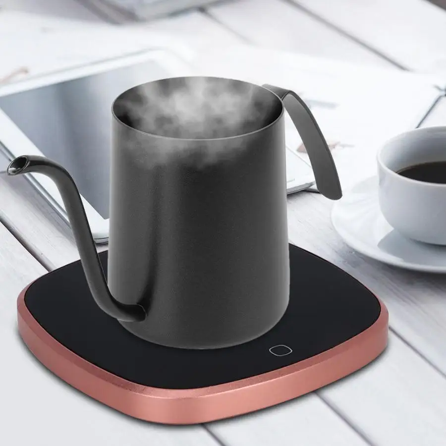 

Heating Coaster Pad Electric Coffee Mug Warmer Home office use Mini 15W Waterproof Touch Thermostat
