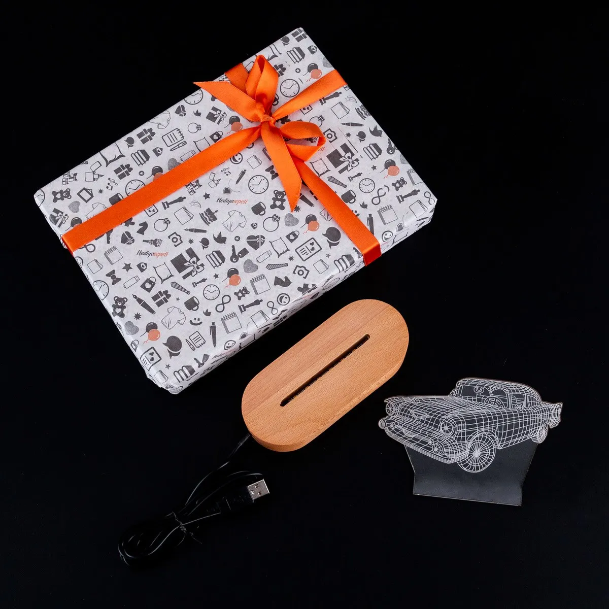 Классическая модель автомобиля 3D Светодиодная настольная лампа Usb сенсорная кнопка автомобиля ночные огни подарки Декор