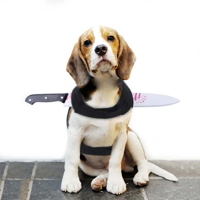 

Funny Pet Dog Halloween Costumes Headdresses Puppy Cats Scary Cosplay Dressing Up Props Party Costume Pet Supplies