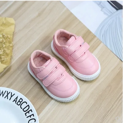 kids sneakers boys shoes girls trainers Children leather white black school pink casual shoe flexible sole fashion | Детская одежда и