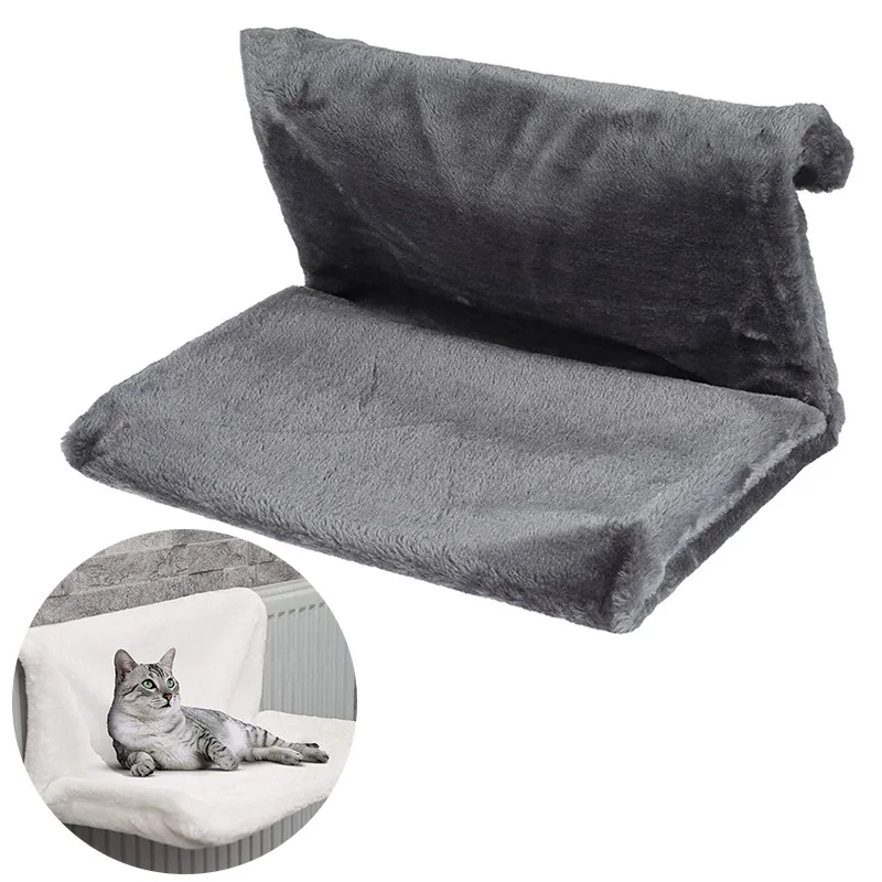 

Pet Hammack Cat Animal Applicable Luxury Bed Hanging Winter Warm Fleece Basket Hammocks Metal Iron Frame Sleeping Bed for Kitten
