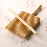 small wood pasta board non stick handle dough butter paddle portable countertop making tools kitchen chef diy italian food