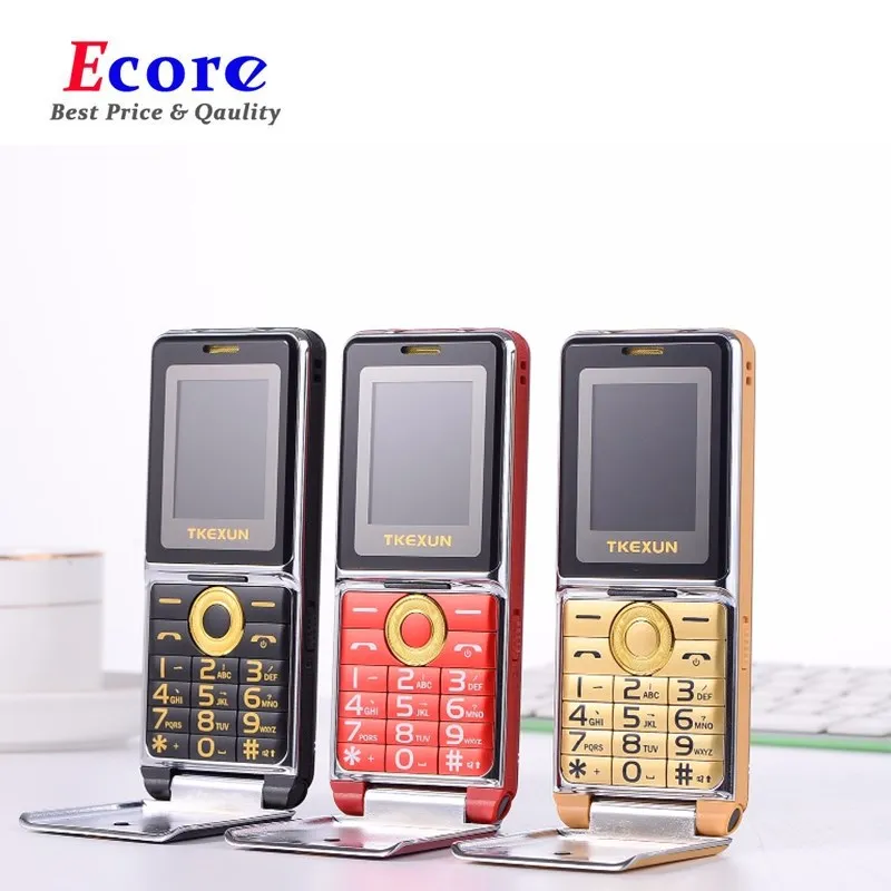 Сотовый телефон TKEXUN G6000 две SIM карты четыре диапазона GSM фонарик экстренный сигнал