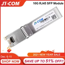 10G RJ45 Copper SFP Transceiver Module 10GBase-Tx Ethernet Gpon Olt Fiber Optic FTTH Compatible with Cisco/Mikrotik Switch 30m