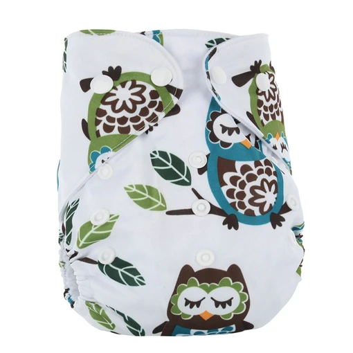 diaper cover 11 Регулируемые стираемые тканевые подгузники для новорожденных AIO, многоразовые супервпитывающие детские подгузники, современные подгузники, подходят для детей от 3 до 15 кг - Цвет: diaper cover 11