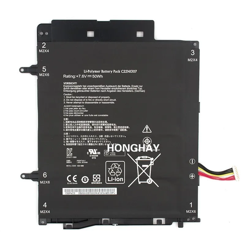 HONGHAY C22N1307 батарея для ASUS Transformer Book T300LA T300LA-BB31T Tablet 7 6 V 50WH |