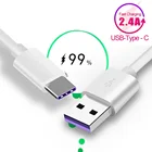 Кабель USB Type-C, 3 А, для Huawei P20, Samsung Galaxy S9, S10, быстрая зарядка USB-C, кабель для передачи данных, телефонные кабели USBC