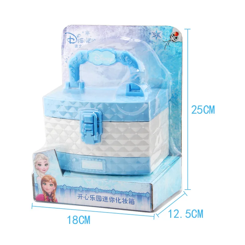 Новый Disney Girls Frozen 2 Эльза Анна Принцесса Чемодан для макияжа Набор игрушек с