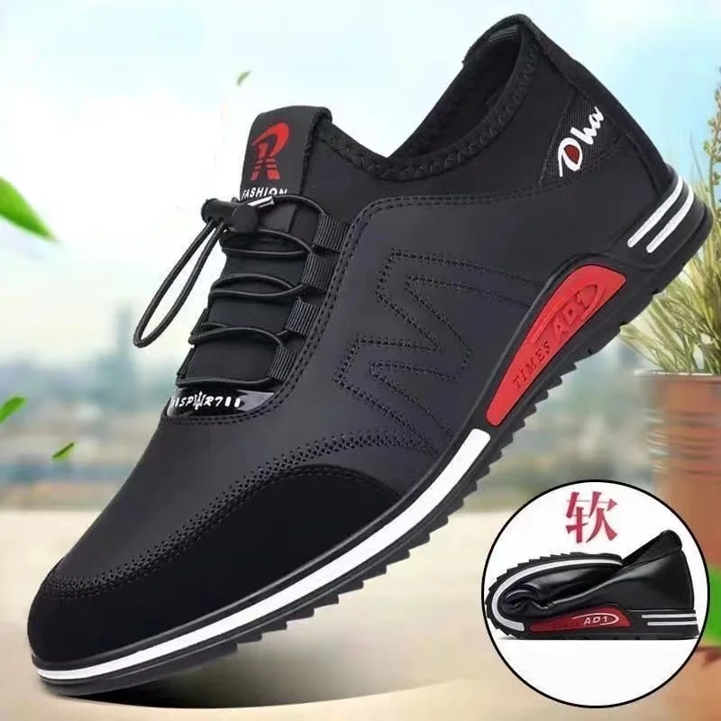 

Men's Shoes Spring Autumn New Fashion Soft Soles Soft Surface Small Leather Shoes Men Luxury Sneakers Breathable Shoes for Men