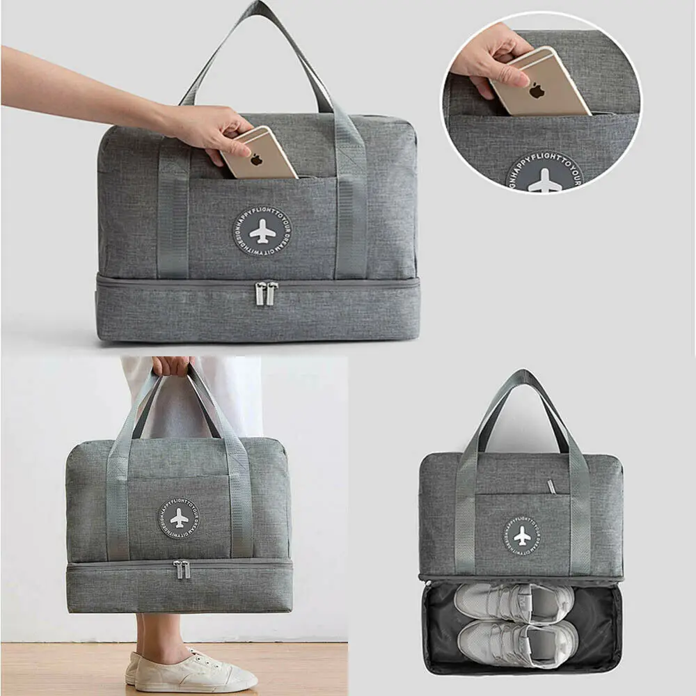 Мужская женская мужская спортивная сумка Holdall для ручной клади путешествий |