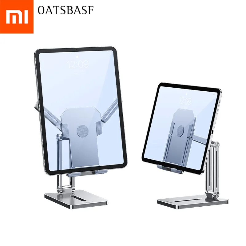 

Xiaomi OATSBASF Desktop Holder Tablet Stand For ipad 9.7 10.2 10.5 11 inch Rotation Aluminium Tablet Stand secure For Samsung