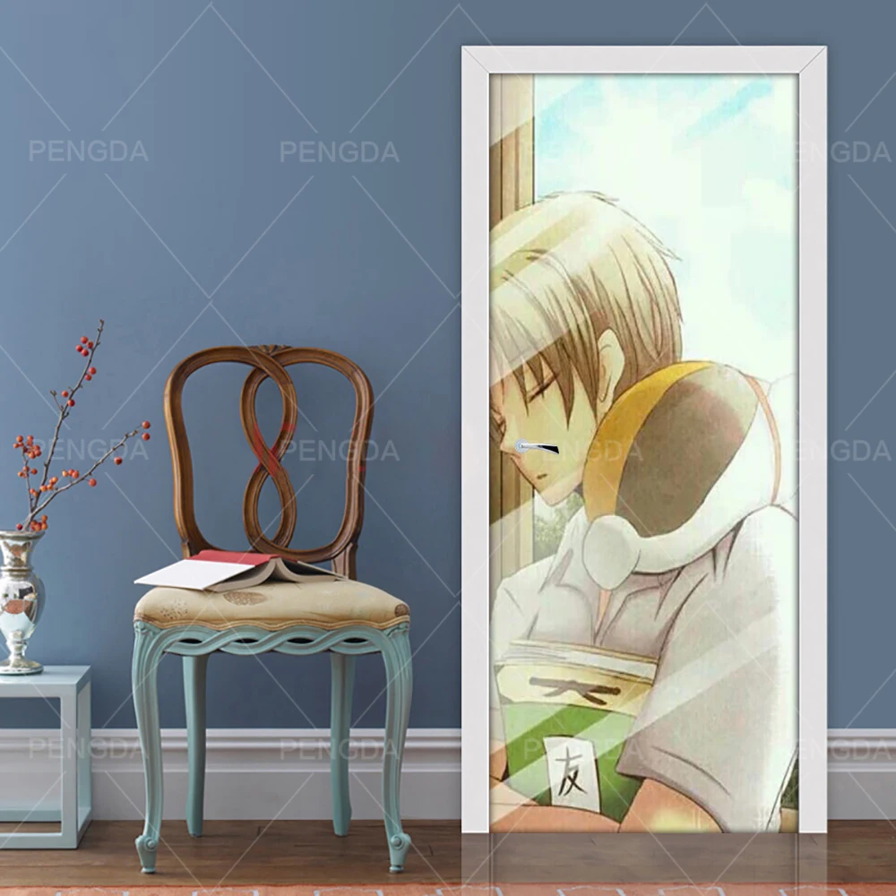 Самоклеящаяся наклейка 3D печать аниме Natsume's Book of Friends картина домашний декор
