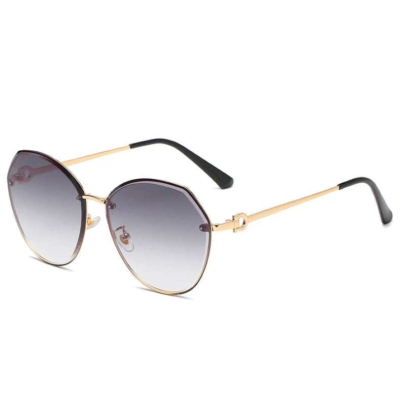 

Ретро Нерегулярные оттенков для Для женщин металлический каркас солнцезащитные очки с градиентными линзами Anti-UV400 качество солнцезащитные очки Винтаж Okulary Oculos De Sol masculino