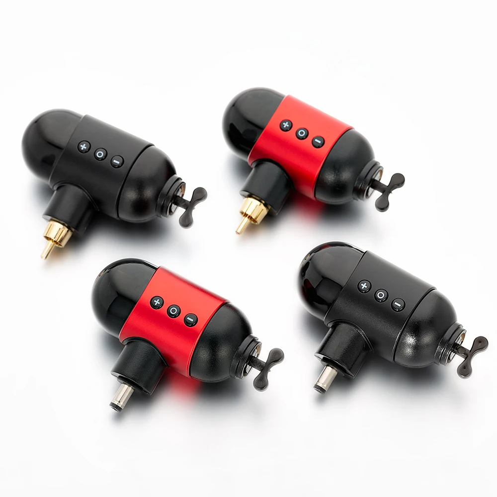 Новый мини беспроводной аккумулятор LCD источник питания татуировки RCA/DC разъем