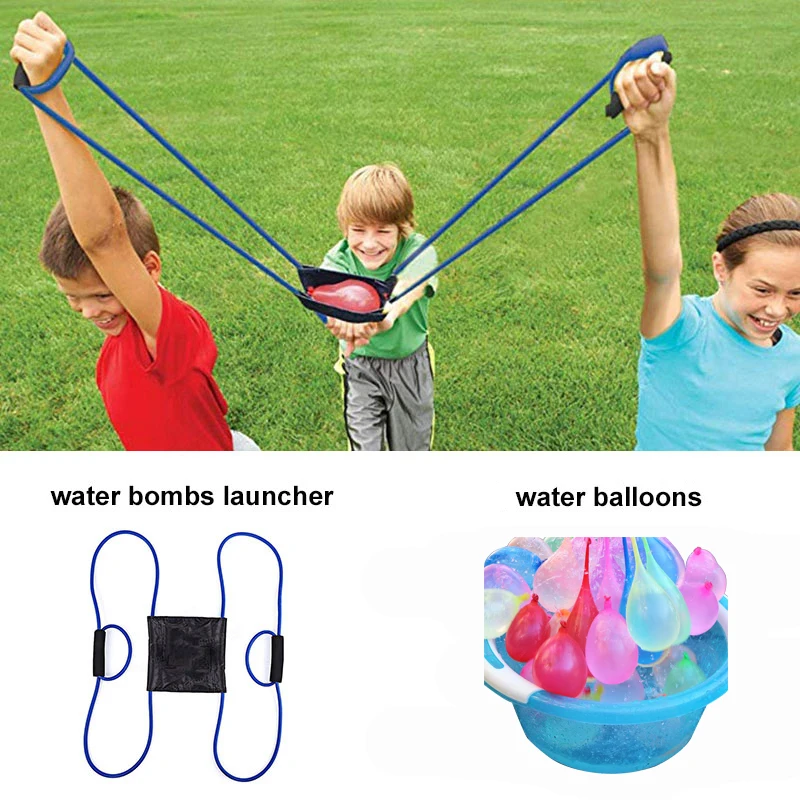 

Team Game Water Balloon Launcher Catapult Cannon Water Balloons Launcher Summer Outdoor Toy Water Bomb Slingshot Trebuchet