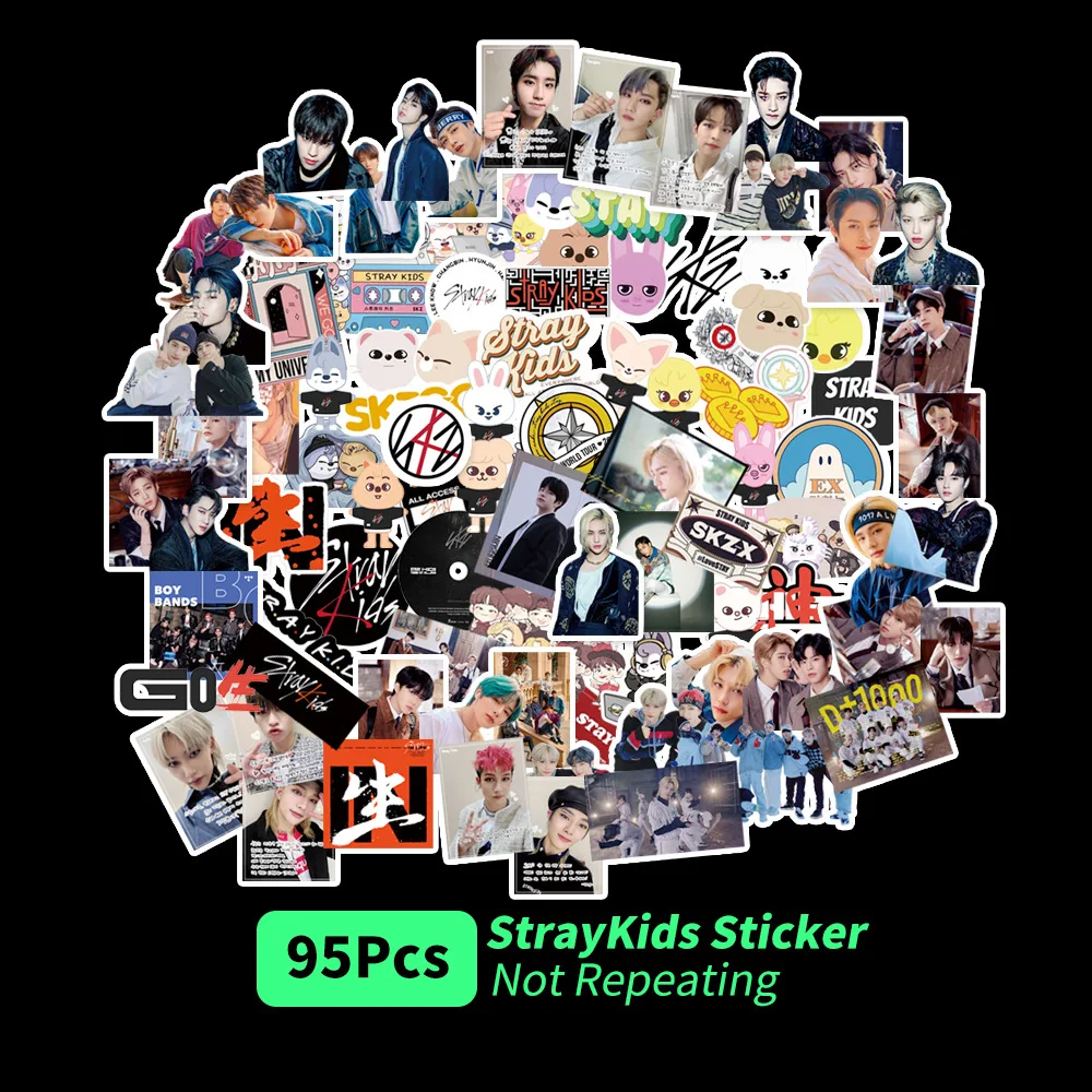 

95pcs/set Kpop Stray kids character Stickers The album GO LIVE IN for fans collection K-pop straykids Stickers