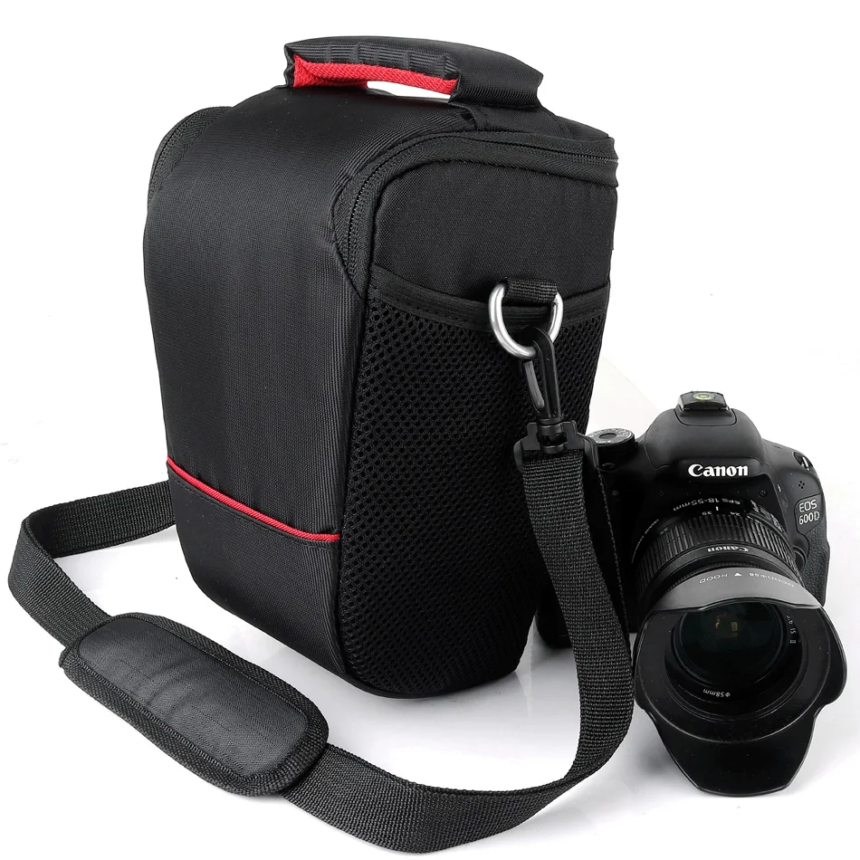 2018 hot hot sell waterproof dslr camera bag photo case for canon nikon sony fujifilm camera lens pouch single shoulder backpack free global shipping