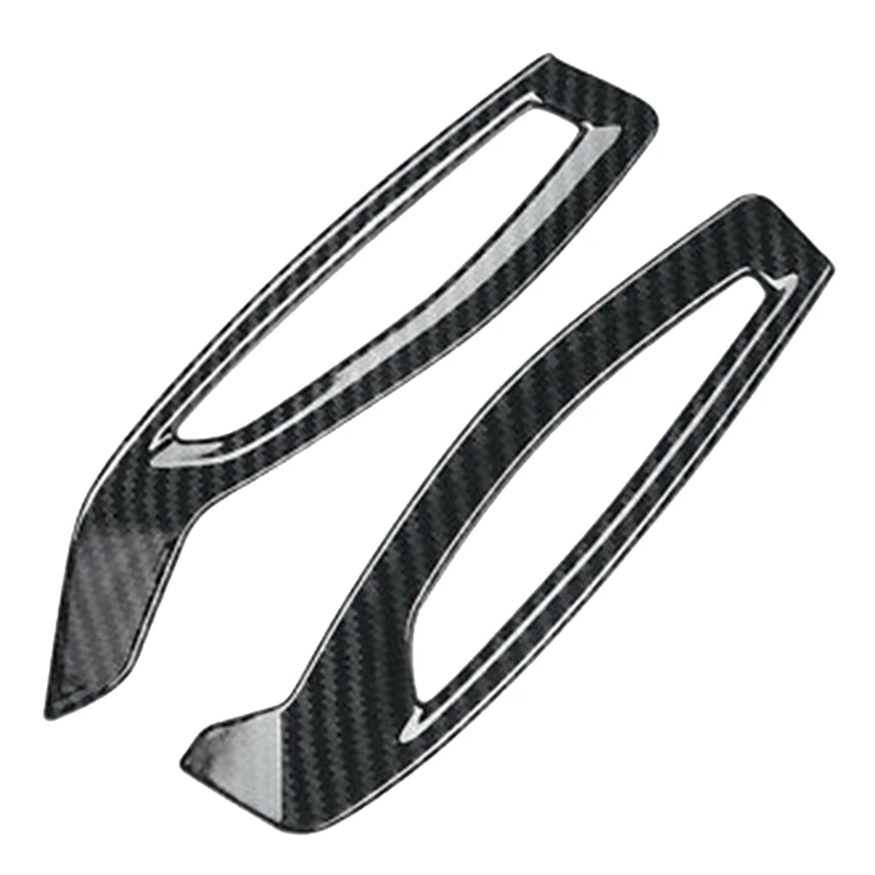 

Для Toyota C-HR CHR декоративная крышка из углеродного волокна, Черная внутренняя отделка приборной панели