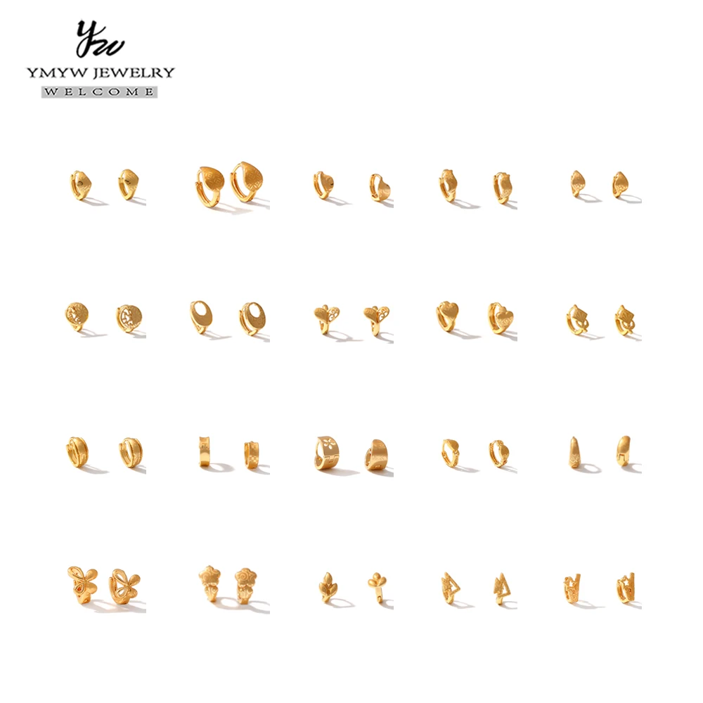 YMYW золотые дешевые висячие серьги модные медные геометрические гвоздики для