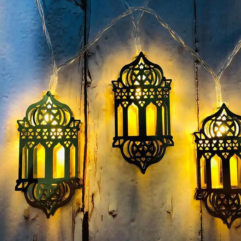 

LED Ramadan Eid Mubarak String Lights Moon Star String Dream Party Decor Event For Home Supplies Al-fitr Muslim Moon Fairy Q8C1