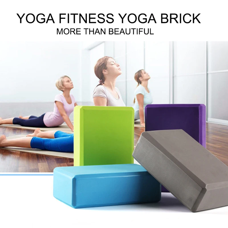 

Блоки для йоги высокой плотности из ЭВА, противоскользящие блоки из пенопласта для пилатеса, Стрейчевые аксессуары для фитнеса и тренирово...