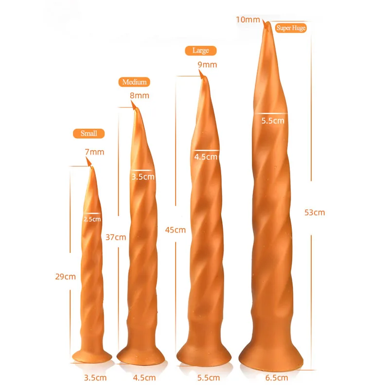 Super Long Butt Plug Sex Toys For Adults Anal No Vibrator 53cm Silicone Anus dilator Buutplug Product Couples |