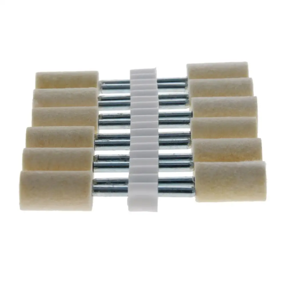 

Utoolmart 3x10 mm/inch Grinding Heads Australian Wool Carbon Steel Nickel Plating Handle For Professional Mechanics Use 1~2 set