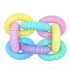 Поп-трубки, Игрушки для развития сенсорной моторики, игрушки для малышей, игрушки-антистресс для сенсорных детей и обучающие игрушки, антистресс ADHD, рождественские подарки