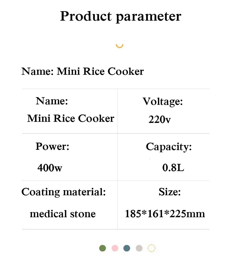 

220V Multi-Function Rice Cooker Mini Rice Cooker Smart Appointment Cooking Pot Insulation Rice Cooker