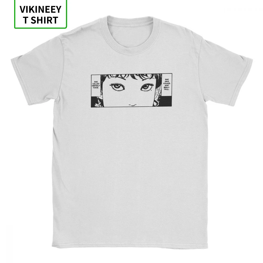 Футболка Junji Ito мужская с коротким рукавом смешная хлопковая рубашка принтом