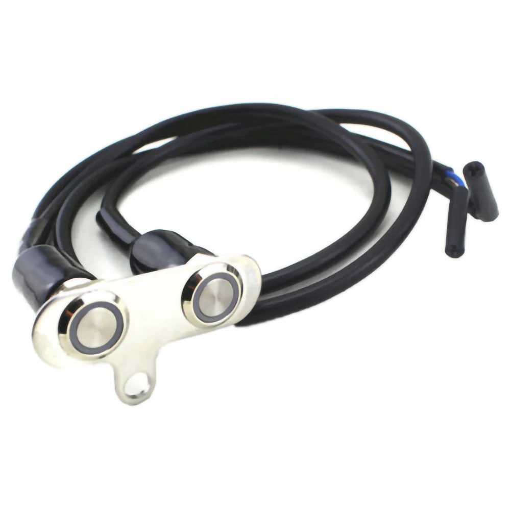 YULLING 12 В водонепроницаемый светодиодный выключатель на руль мотоцикла Halo двойная