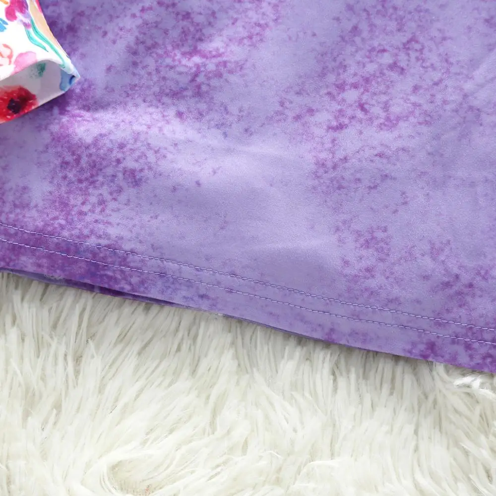 2019 г. Модная одежда для новорожденных мальчиков и девочек Футболка с цветочным