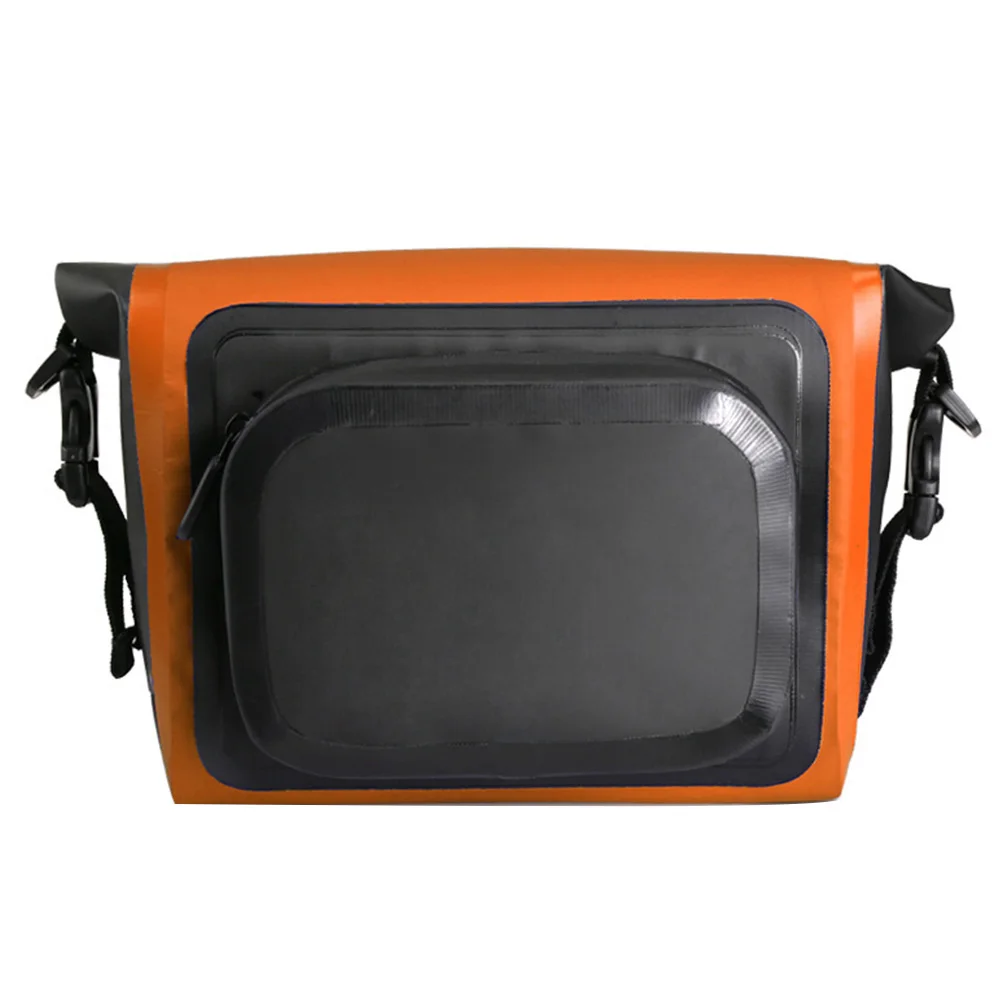 

8 Inch Large Capacity Universal Holder Adjustable Strap Wear Resistant Outdoor Waterproof PVC Cycling Pannier Bicycle Front Bag