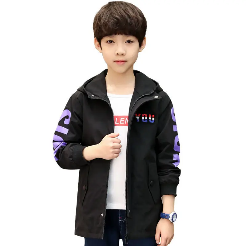 Пальто для мальчиков от 4 до 13 лет 2020 новая весенняя одежда иностранная детская