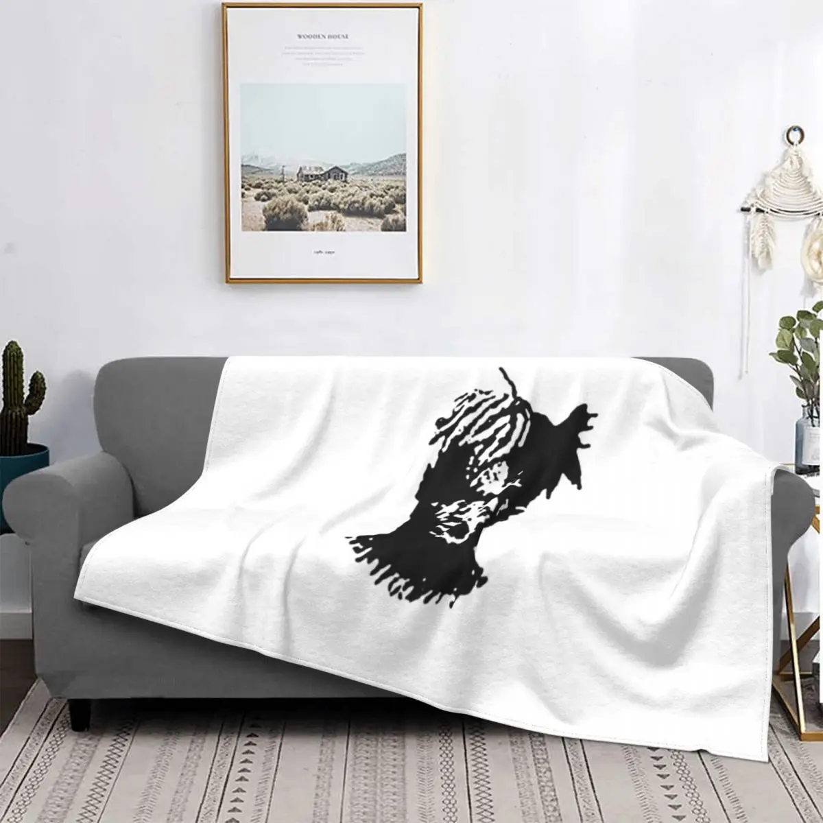

Xxxtentacion-Manta a cuadros para cama, cobertor térmico para cama, 90 mantas