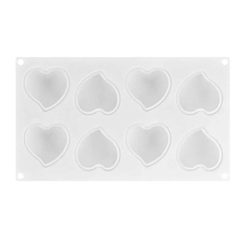 Силиконовая форма-сердце для муссового торта выпечки шоколадный десерт