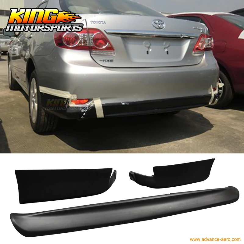 Подходит для 11 13 E140 Toyota Corolla S 10 и 5 Gen преобразования заднего бампера губа Sport PP|corolla