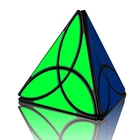 Новый Qiyi Mofangge Клевер Пирамида скорость магический куб профессиональные нерегулярные кубики-головоломки образовательный подарок Cubo Magico