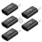 5 шт. мини USB-C Тип Type-C USB 3,1 цифровой кабель для зарядки и синхронизации данных удобный адаптер конвертер общие для умный продукт