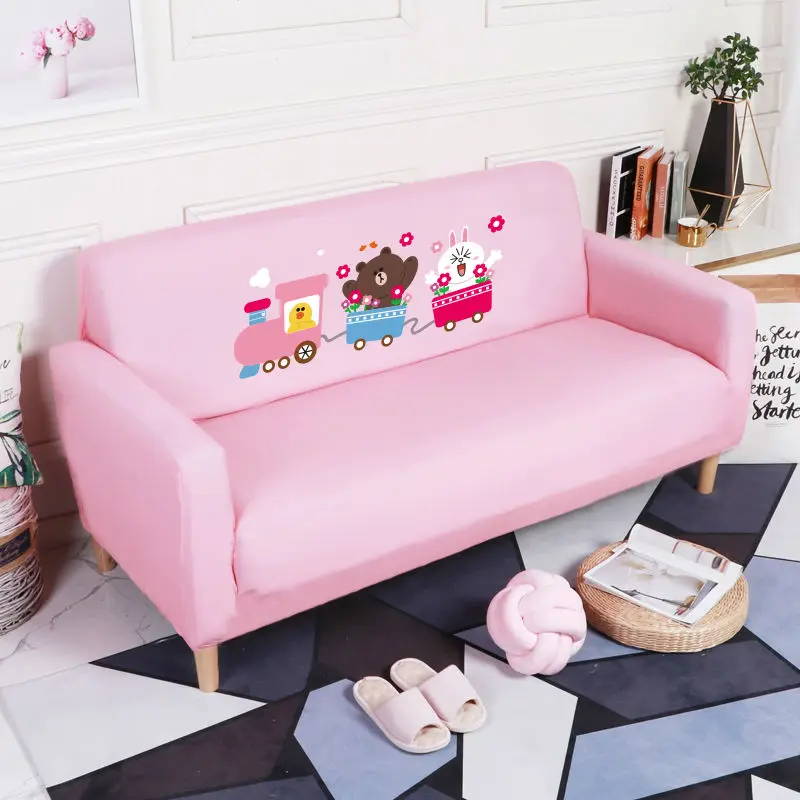 

Новые однотонные Чехлы для дивана в гостиную, полиэстеровый чехол для дивана, эластичный чехол для угловой кушетки, защита для 1/2/3/4-местного...