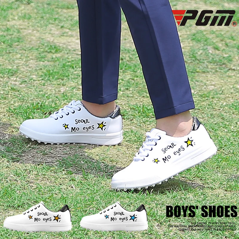 

PGM for golf shoes manufacturer direct children's sports shoes private label printing waterproof breathable sneaker