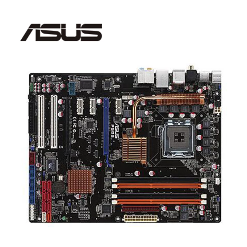 Для Asus P5Q3 настольная материнская плата P45 розетка LGA 775 Q8200 Q8300 DDR3 оригинальная