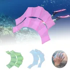 Перчатки с переплетением, силиконовые перчатки для тренировок, перчатки для дайвинга, универсальный инструмент для плавания с пальцами, новинка 2021