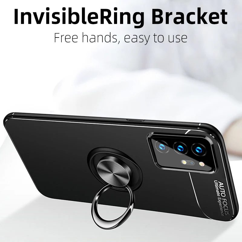 

Finger Ring Holder Case For Huawei P40 Lite E Case Soft Magnet Funda P30 P20 Pro P10 Mate 30 20 Lite 10 Pro Cover Enjoy 20 Z 10E