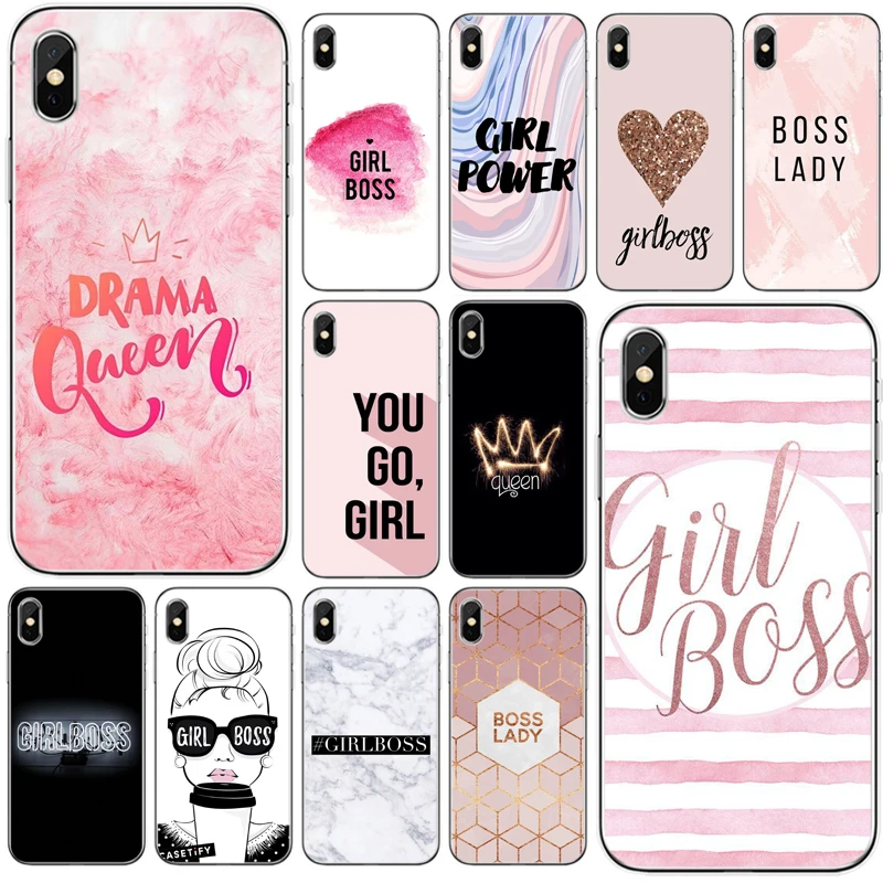 Чехол для телефона Boss lady Girl power Customer iPhone 11 Pro 7Plus 7 5 6 6S 8 8Plus X XS Max мягкий силиконовый
