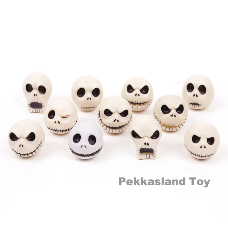 Экшн Фигурка Кошмар перед Рождеством Джек Скеллингтон со сменными головами