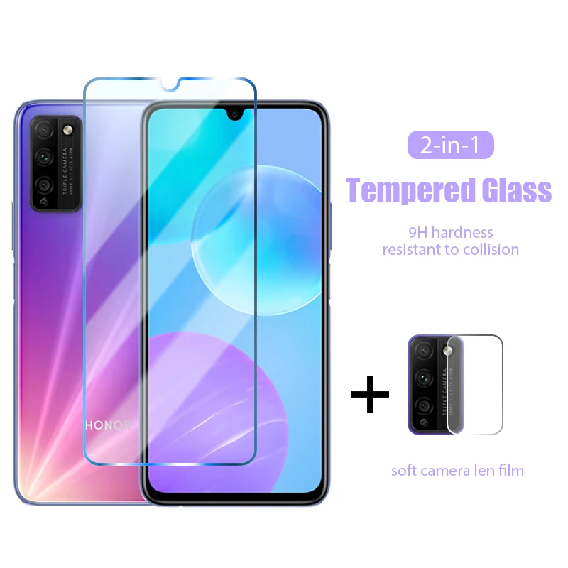 Защитное стекло 2 в 1 для Huawei Honor 7a 8a Pro 9A 6C 7C с защитой от царапин задней камеры Play 8A