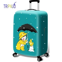 tripnuo little girl elastic color luggage suitcase protective cover apply to 18 32inch cases travel accessories