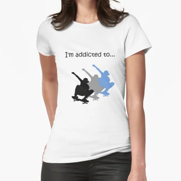 

Skateboard Love T-Shirt Print Top