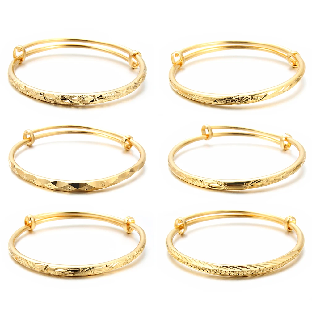 1 шт. регулируемые золотые невыцветающие браслеты с животными для женщин